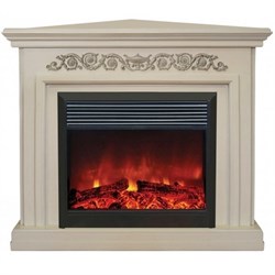 Угловой электрокамин Real-Flame Leticia Corner 26 WT с очагом Moonblaze Lux Bl/Br M66548 - фото 4749037