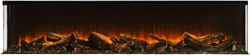 Линейный электрокамин British Fires New Forest 1900 with Deluxe Real logs M234608 - фото 4749294