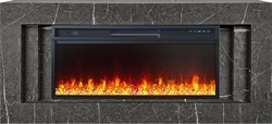 Линейный электрокамин Royal Flame LINE 42 SFT Stone Touch cерый мрамор с очагом Vision 42 LED M235415 - фото 4749396