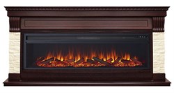 Линейный электрокамин Royal Flame Denver 60 (темный дуб / бежевый) с очагом Vision 60 LOG LED M203905 - фото 4749648
