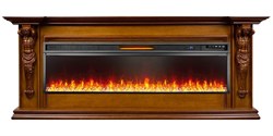 Линейный электрокамин Royal Flame Sparta 60 (орех) с очагом Vision 60 LED M201023 - фото 4749686