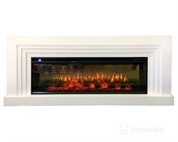 Линейный электрокамин InterFlame Сильвер с очагом FreeSpace 50 LED FX QZ M133652 - фото 4750335