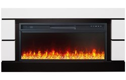 Линейный электрокамин Royal Flame Modern (белый с черным) с очагом Vision 42 LED M187637 - фото 4750820