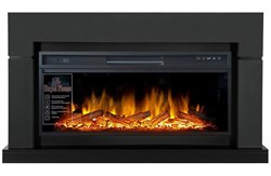 Линейный электрокамин Royal Flame Lindos Graphite Grey (серый графит) с очагом Vision 42 LOG LED M203811 - фото 4750948