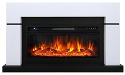 Линейный электрокамин Royal Flame Lindos белый c очагом Vision 42 LED M236156 - фото 4750981