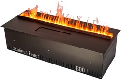 Встраиваемый очаг в модуль Schones Feuer 3D FireLine 600 + синий цвет M234336 - фото 4758540