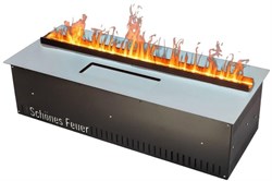Встраиваемый очаг в модуль Schones Feuer 3D FireLine 600 Pro стальной M234189 - фото 4758575