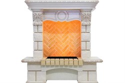 Классический портал для камина Dimplex Pierre Luxe (Cassete 400) Ivory M25771 - фото 4759348