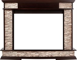 Широкий портал Firelight Scala 30 камень сланец скалистый бурый, шпон тёмный дуб M231470 - фото 4760167