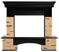 Широкий портал Firelight Pietra Nuovo 30 камень сланец натуральный, шпон темный дуб M231597 - фото 4760647