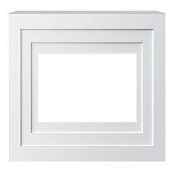 Широкий портал Firelight Cubo 25 Белый M67403 - фото 4761151