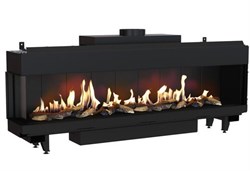 Панорамный газовый камин Kratki LEO/L/200/G20 (магистральный газ) M187857 - фото 4762978