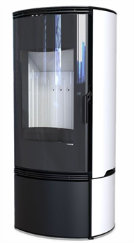 Дровяная печь DEFRO HOME ORBIS, белая сталь M212921 - фото 4764372