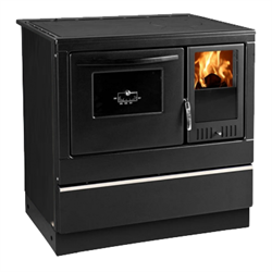 Дровяная печь THORMA OKONOM 85/FIKO Excellent OP, левая, черная M200838 - фото 4765348