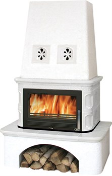 Дровяная печь ABX Laponie EXclusive перламутр M213911 - фото 4765399