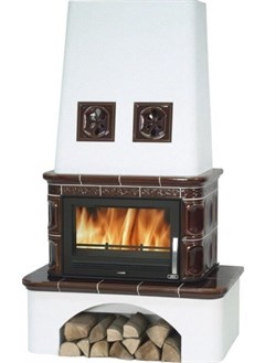Дровяная печь ABX Laponie II P OX коричневая M213905 - фото 4766229