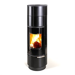 Дровяная печь THORMA DELIA Ceramic PLUS, черная/керамика черная M201174 - фото 4766367