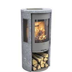 Печь-камин Contura 556T Style, талькомагнезит, серый M193308 - фото 4766749