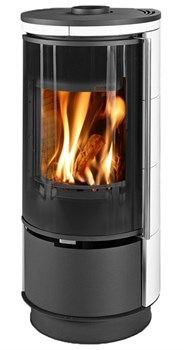 Дровяная печь THORMA ANDORRA Ceramic EXTRA, белая, с аккумулирующими камнями M201878 - фото 4766999