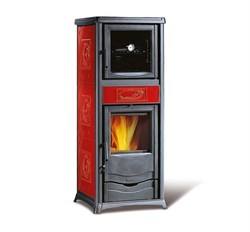 Дровяная печь La Nordica Rossella Plus Forno EVO Liberty BO (бордовый) M184936 - фото 4767096