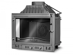 Угловая левая дровяная топка Kawmet W4L (левое,2 стекла) 14.5 кВт M180768 - фото 4768132