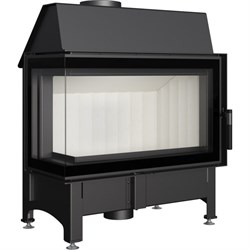 Угловая левая дровяная топка Kratki Zibi/L/BS/DECO (угловое стекло слева) M109062 - фото 4768236