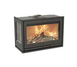 Топка Contura i8 Cosi, высокий, чугунная дверца, стекло с левой стороны, черный M193223 - фото 4768503