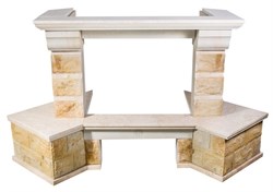 Облицовка для дровяных каминов MadeIra Darina Giallo M c700 M29157 - фото 4770142