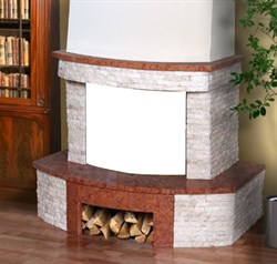 Облицовка для дровяных каминов MadeIra Lily Rosso (Emperador), Sunny М с800 M17954 - фото 4770184