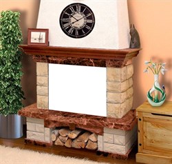 Облицовка для дровяных каминов MadeIra Flora Emperador (Rosso) М с800 M17937 - фото 4770217