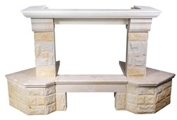 Облицовка для дровяных каминов MadeIra Aster Giallo M c700 M29150 - фото 4770269