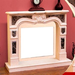 Облицовка для дровяных каминов DeMarco BELLONA Galala Beige/Emperador M18747 - фото 4770281