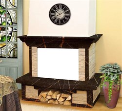 Облицовка для дровяных каминов MadeIra Berta Dark Chokolate М с700 M17506 - фото 4770298