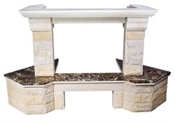 Облицовка для дровяных каминов MadeIra Aster Emperador (Rosso) M c700 M29151 - фото 4770345