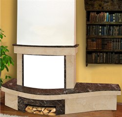 Облицовка для дровяных каминов MadeIra Josefina Dark Giallo, Dark Chokolate М c800 M190551 - фото 4770420