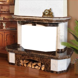 Облицовка для дровяных каминов MadeIra Evgenia 1000 Giallo, Emperador М с700 M189154 - фото 4770478