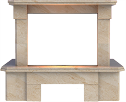 Облицовка для дровяных каминов MadeIra Luisa Giallo М с800 M191265 - фото 4770509