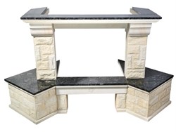 Облицовка для дровяных каминов MadeIra Crocus Dark Chokolate M c700 M29155 - фото 4770512