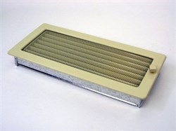 Вентиляционная решетка для камина Kratki 17х37 бежевая с жалюзи 37KX M111258 - фото 4771448