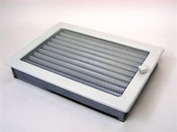 Вентиляционная решетка для камина Kratki 22х30 белая с жалюзи 22/30BX M111226 - фото 4771501