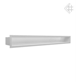 Вентиляционная решетка для камина Kratki Люфт белая 9x80 LUFT9/80/45S/B M111590 - фото 4771657