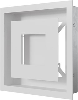 Вентиляционная решетка Kratki WIND Белая 22х22 M231569 - фото 4771670