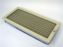 Вентиляционная решетка для камина Kratki 22х45 бежевая с жалюзи 22/45KX M111377 - фото 4771684