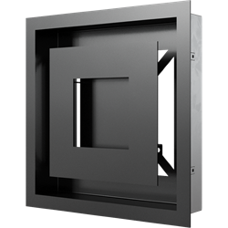 Вентиляционная решетка Kratki WIND Черная 22х22 M231631 - фото 4771705