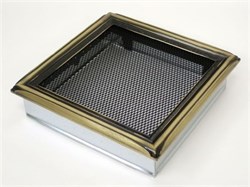 Вентиляционная решетка для камина Kratki 22х22 рустик 22R M111230 - фото 4771714