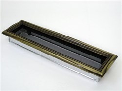 Вентиляционная решетка для камина Kratki 11х42 рустик 42R M111305 - фото 4771724