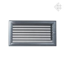 Вентиляционная решетка для камина Kratki 17х30 Оскар графитовая с жалюзи 30OGX M111508 - фото 4771746