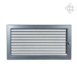 Вентиляционная решетка для камина Kratki 22х37 графитовая с жалюзи 22/37GX M111284 - фото 4772732