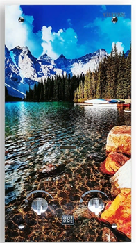 Газовый проточный водонагреватель VilTerm S10 Print (Горы) M225365 - фото 4804546