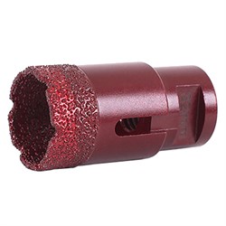 Коронка алмазная вакуумная Messer по камню 25х15х40хM14 (сухое и мокрое сверление) 167-067119 - фото 4831647